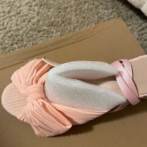 Light Pink Bow mini heel